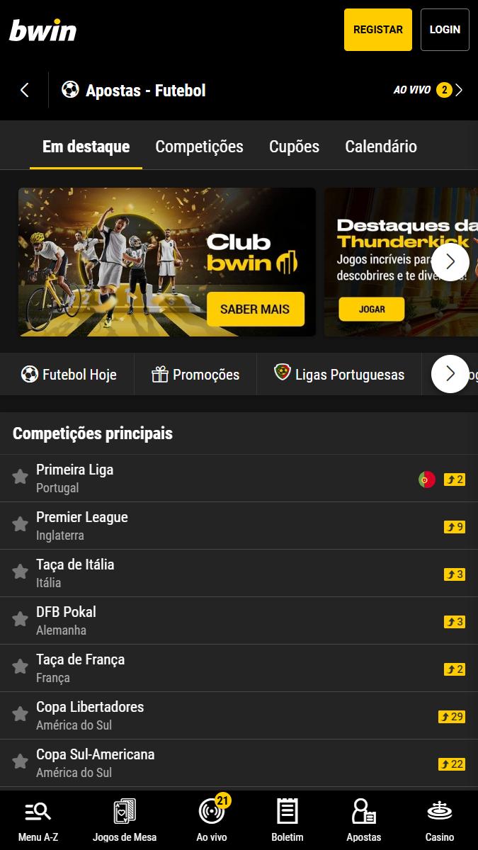 Bwin casa de apostas licenciada em Portugal
