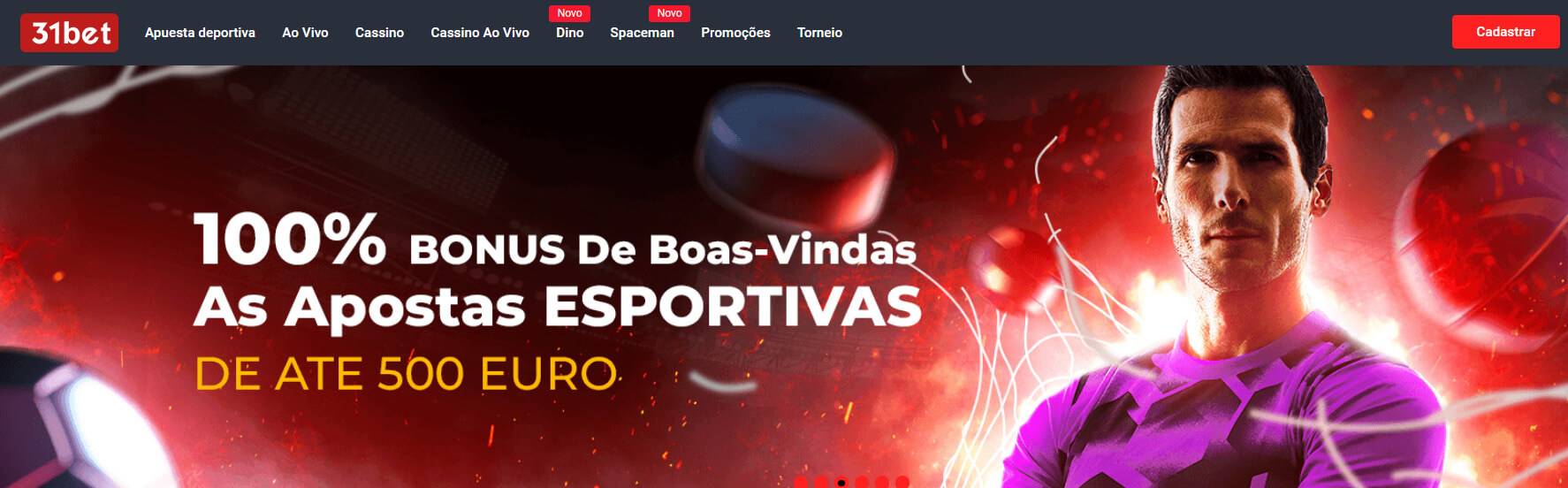 31Bet Bónus de Boas-vindas