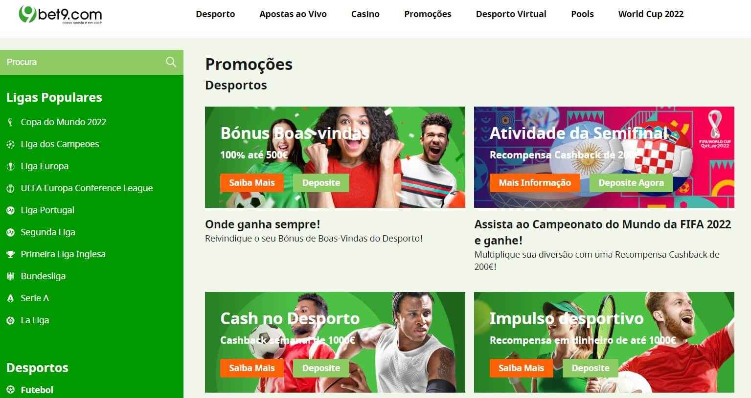 bet9 promocoes