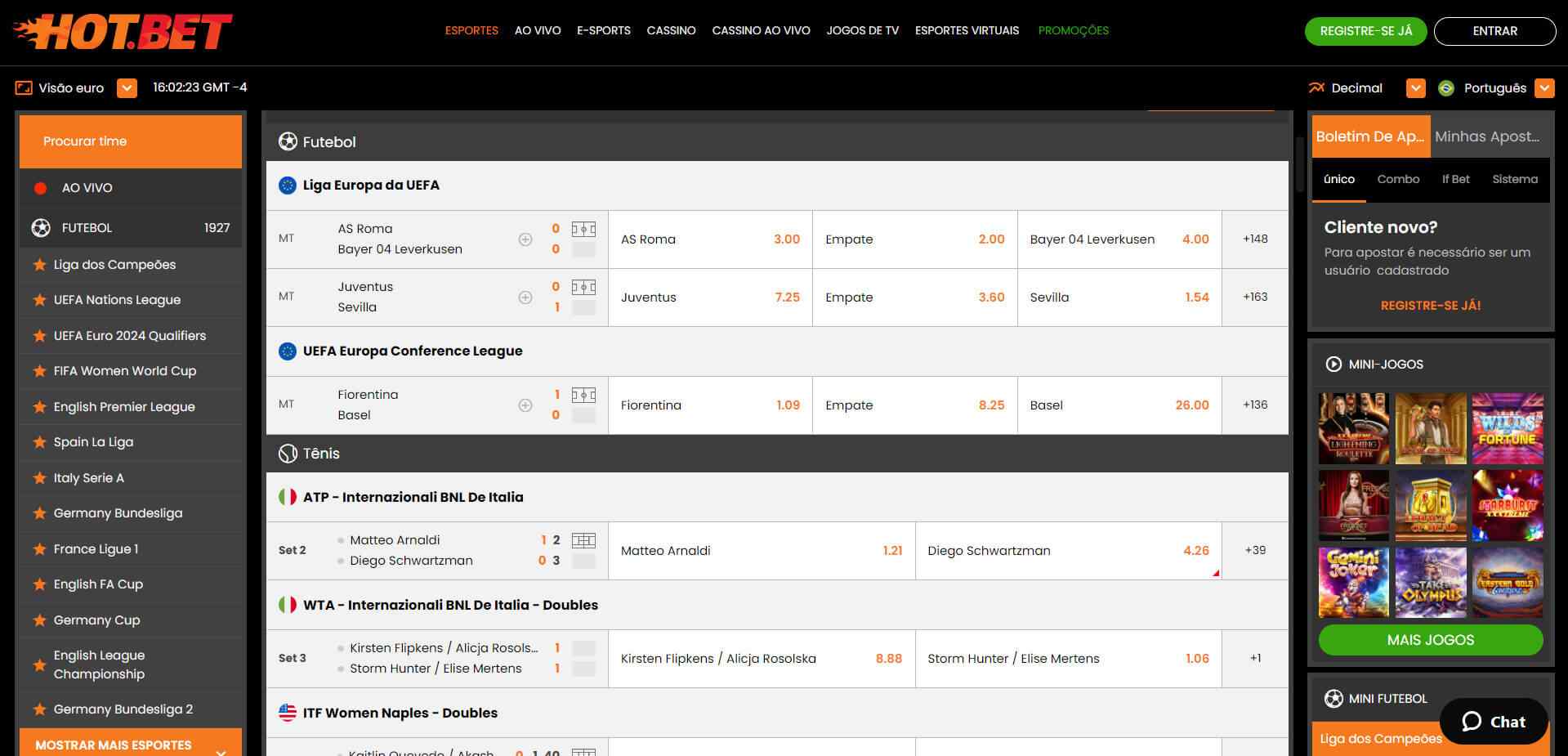 Hotbet Apostas Disponíveis