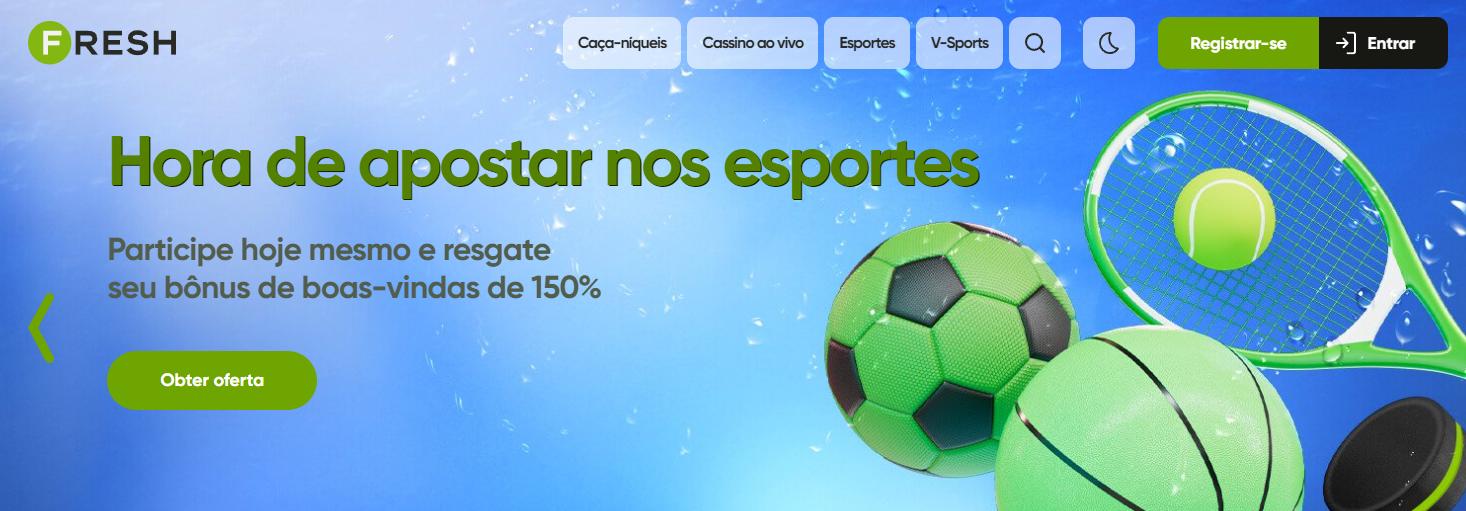 Bónus de boas-vindas Fresh Casino