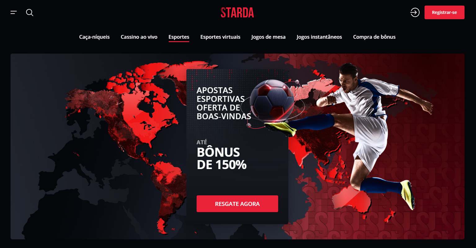 Starda Bónus de boas-vindas