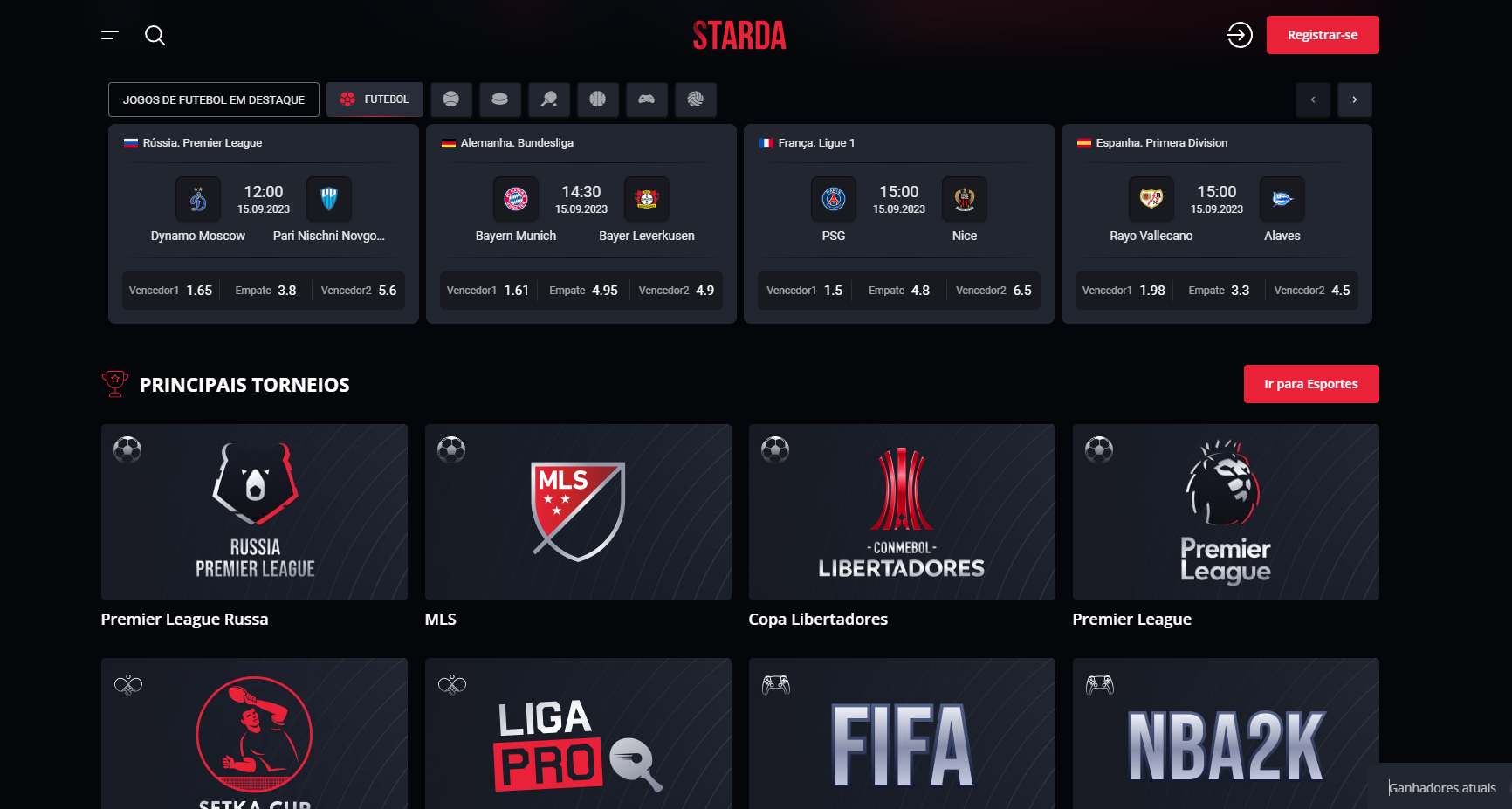 Starda Casino apostas