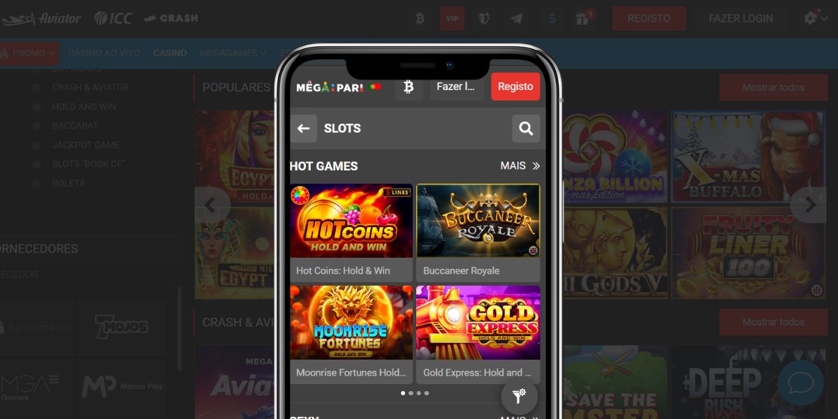 Megapari Casino Experiência pelo telemóvel
