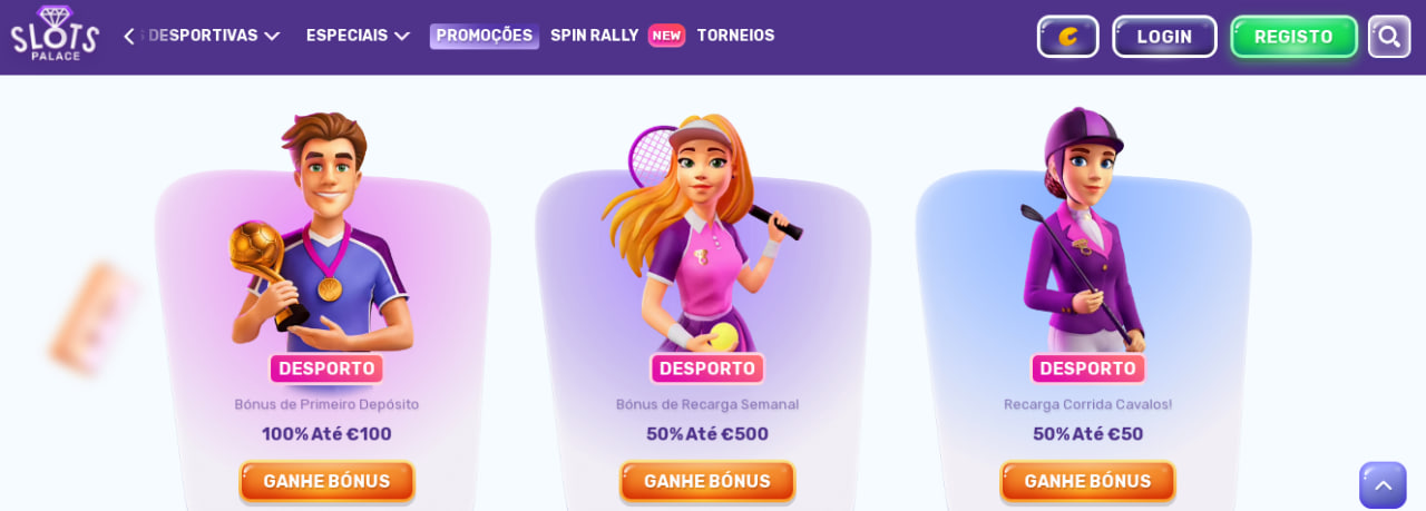 SlotsPalace Outras Ofertas e Promoções