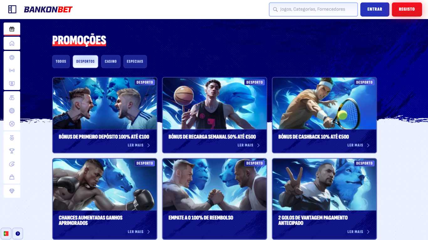 Bankonbet Betting Bonuses Portugal, apostasdesportivas