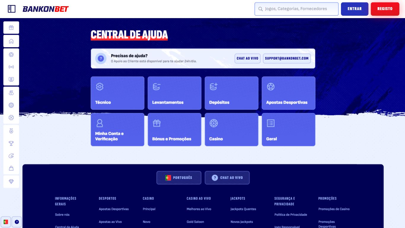 Bankonbet Help center Portugal, apostasdesportivas