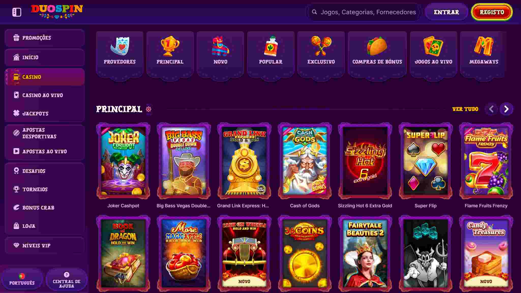casino main duospin