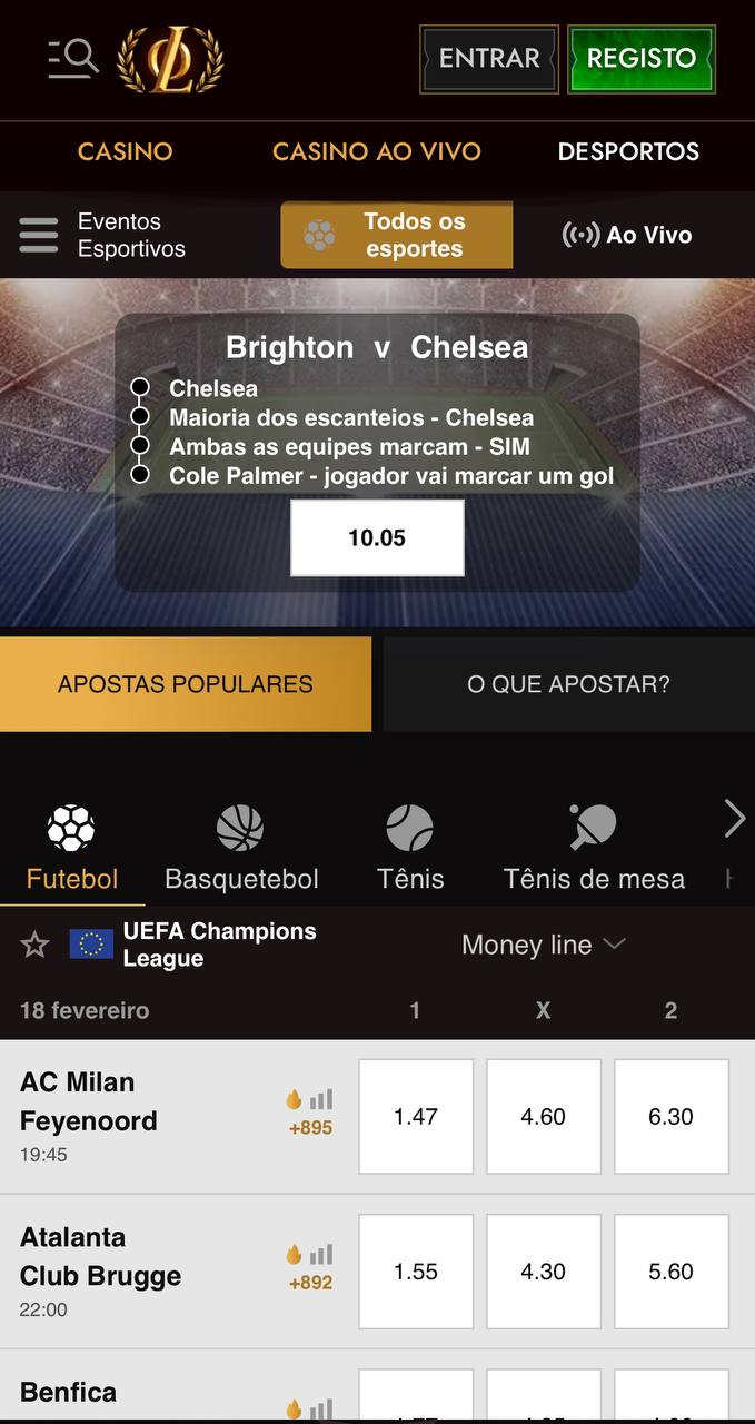 Legiano Bookmakers Mobile