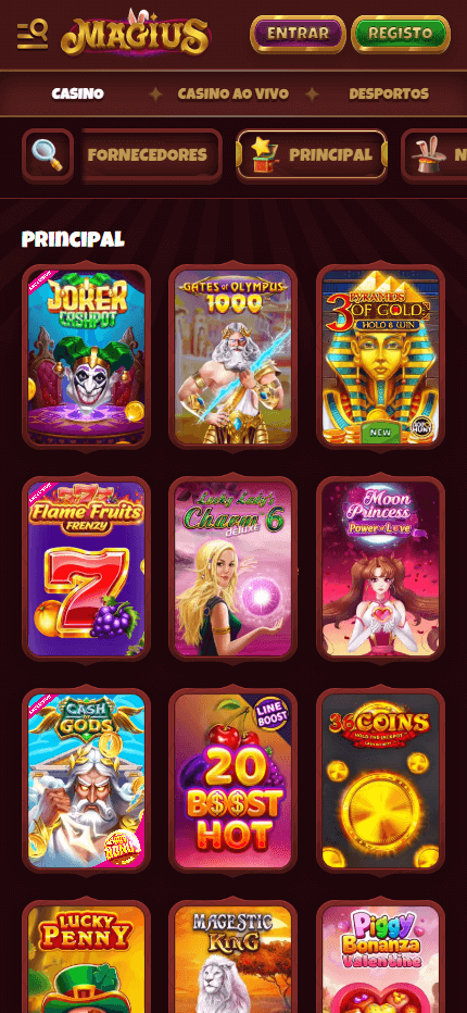 magius casino mobile