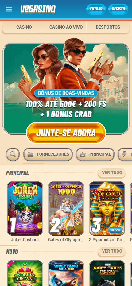 vegasino home mobile