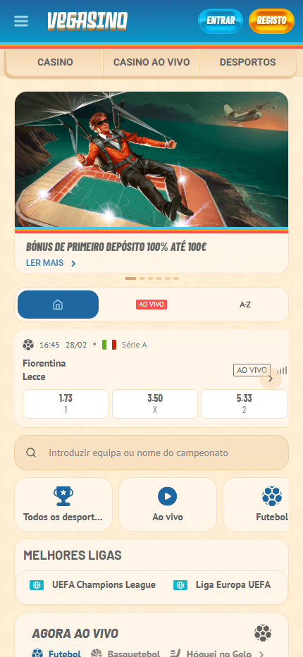 vegasino sports mobile