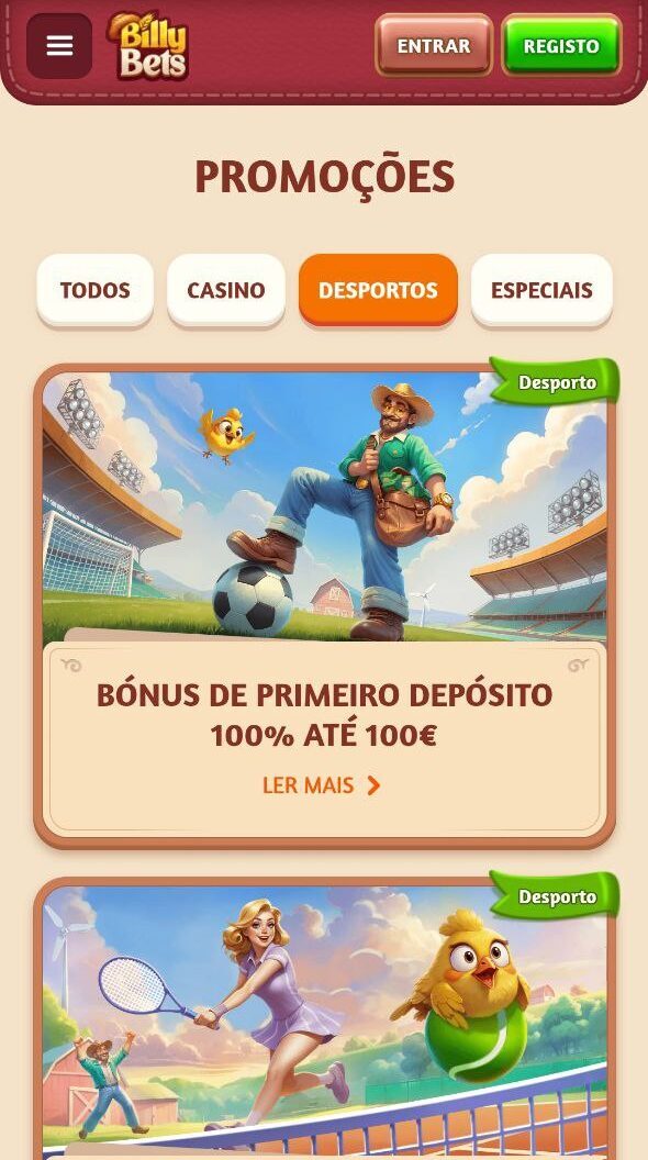 BillyBets bonuses