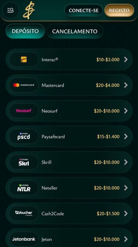 Depósitos & Levantamentos