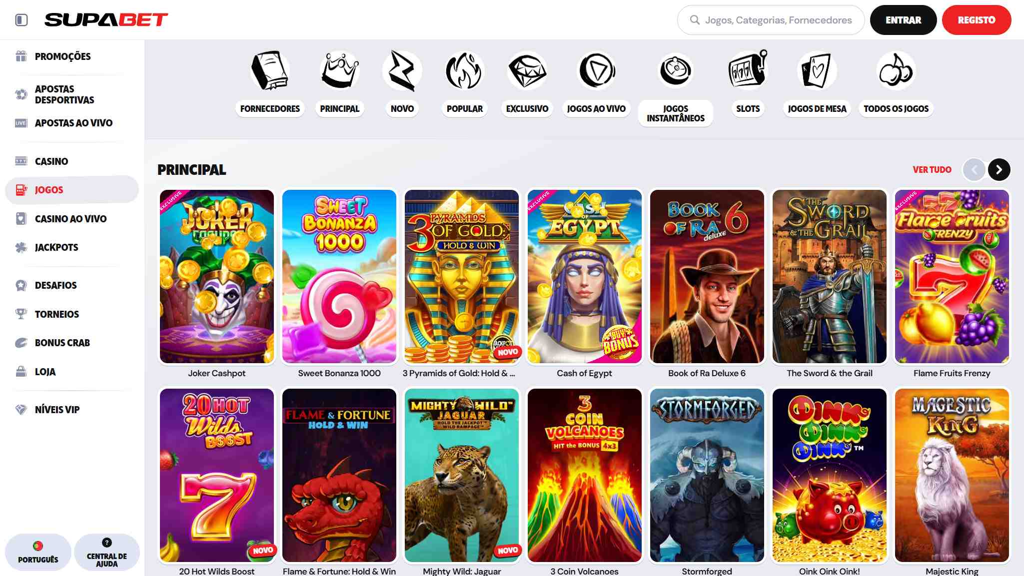 Supabet Casino Jogos Portugal, apostasdesportivas.tv