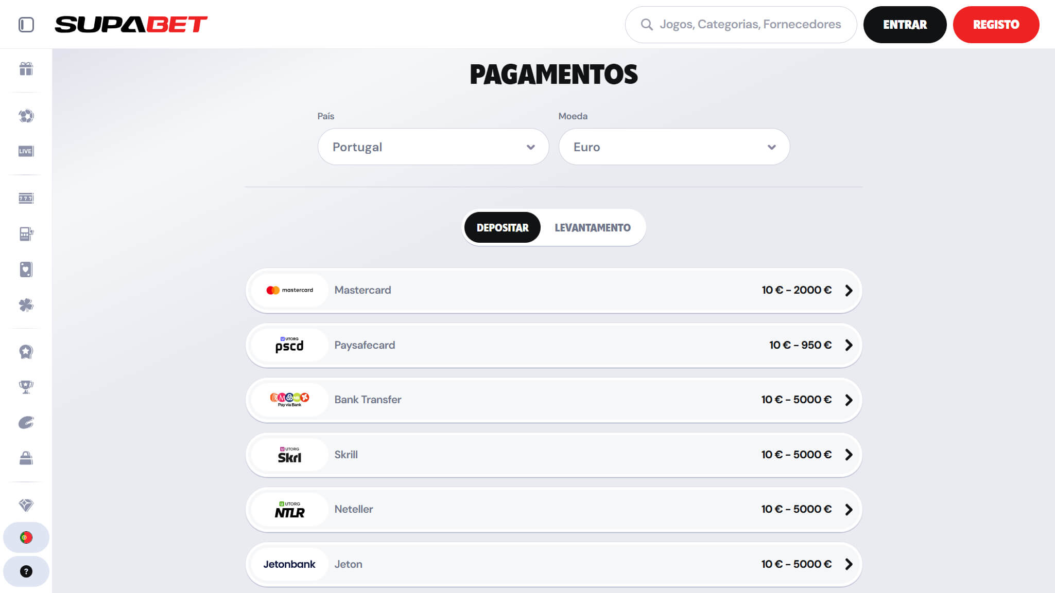 Supabet Pagamentos Portugal, apostasdesportivas.tv