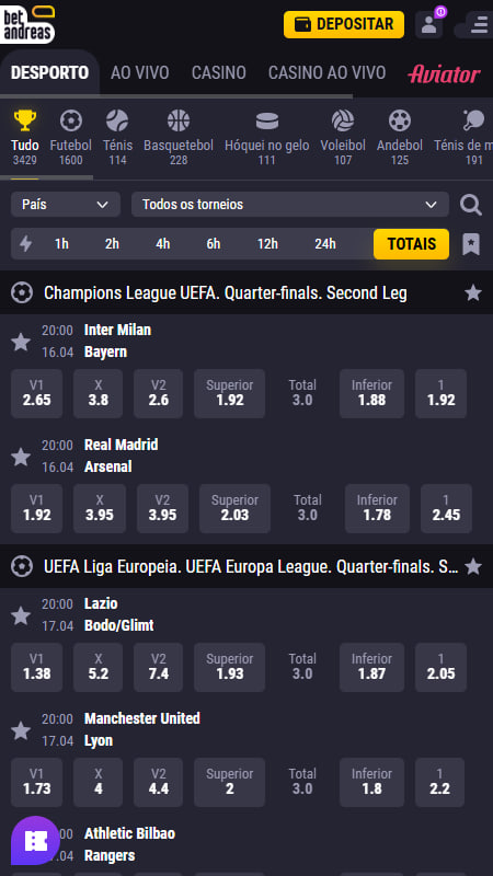 BetAndreas Apostas Desportivas 