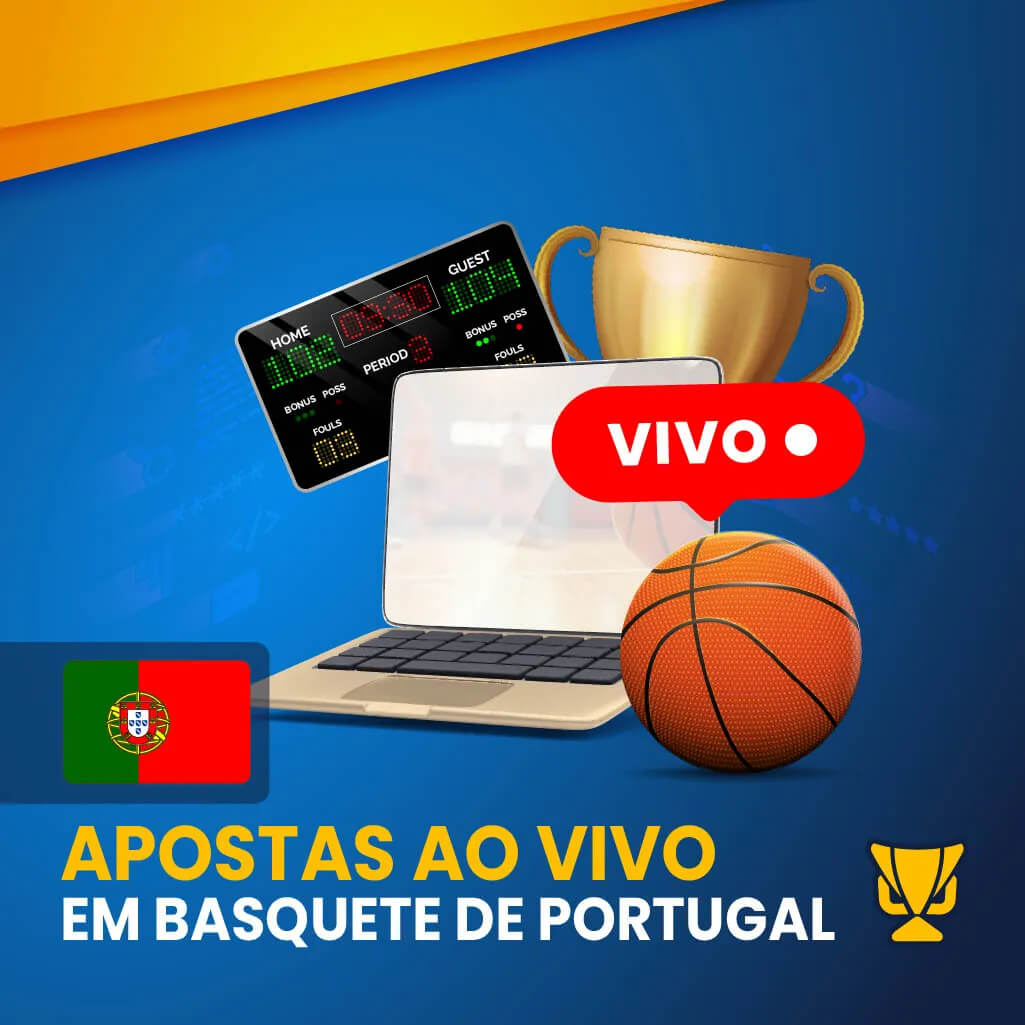 Apostas ao vivo em basquete de Portugal (mobile)