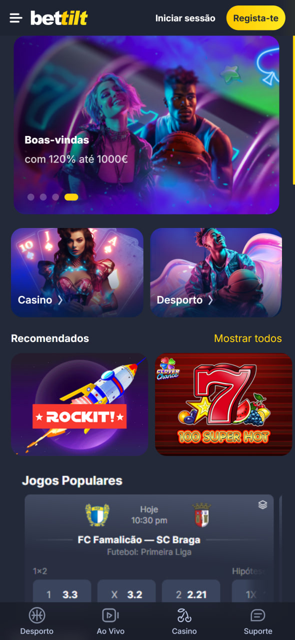 Página principal Bettilt