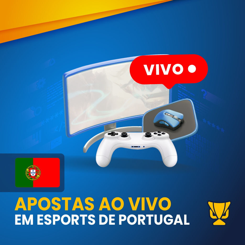 Apostas ao vivo em eSports de Portugal (mobile)