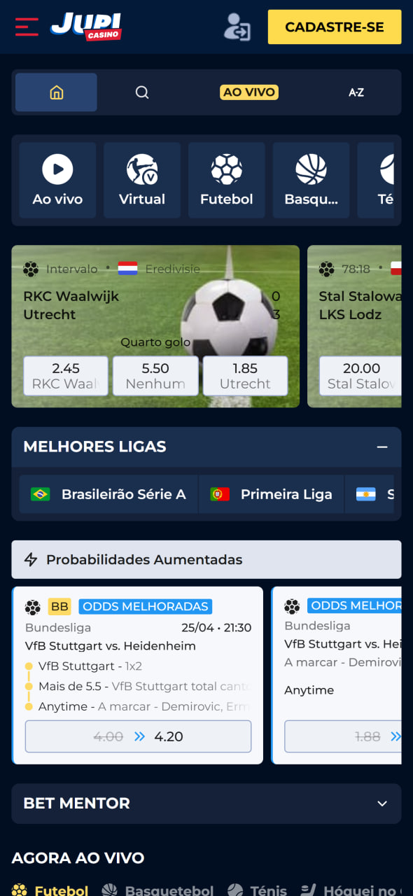 Jupi Casino Apostas desportivas