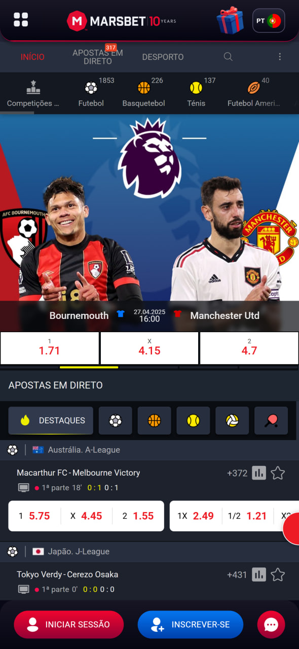 Marsbet Apostas desportivas