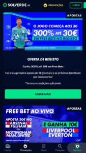 Bónus e promoções disponíveis no Solverde