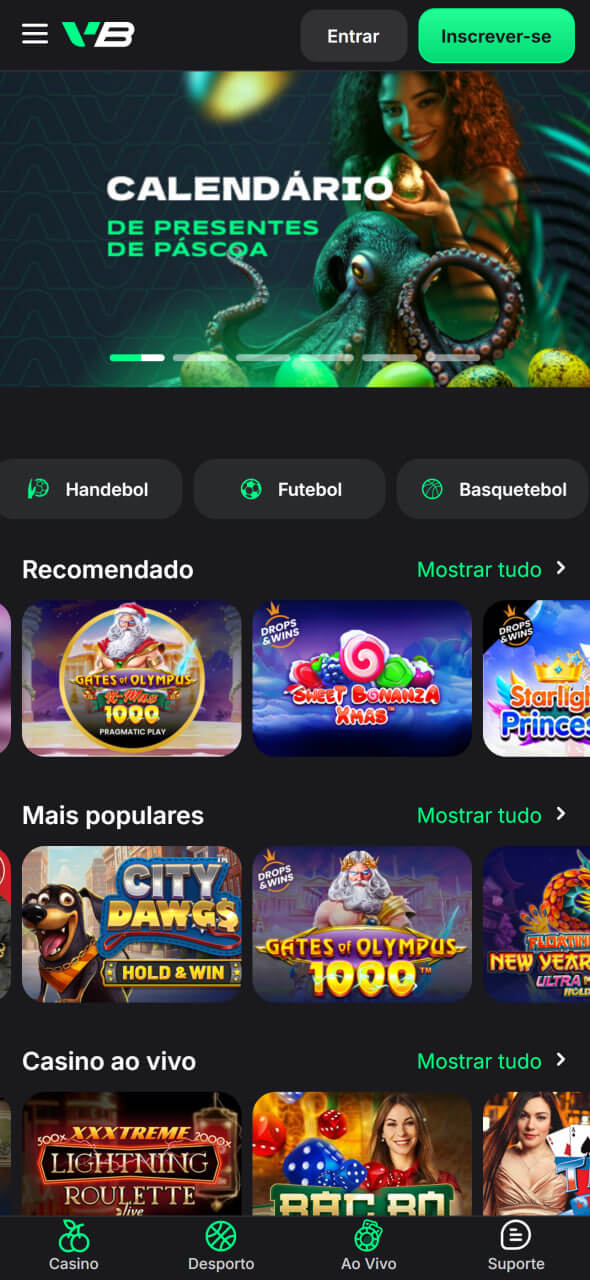 Página principal Vemapostar