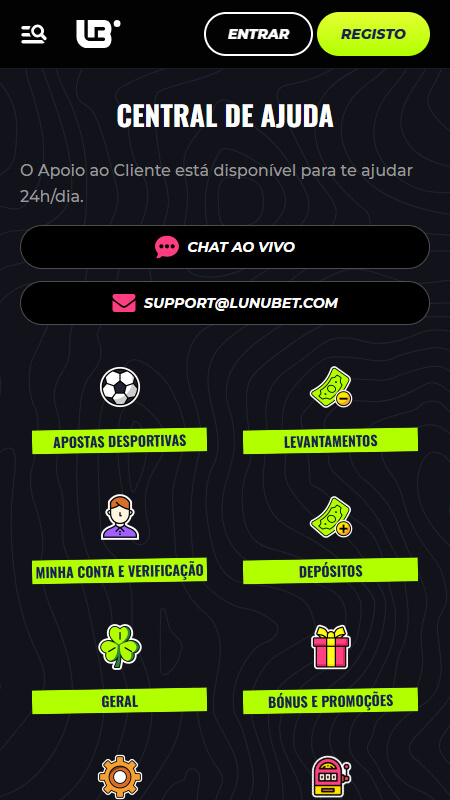 Lunubet clients support