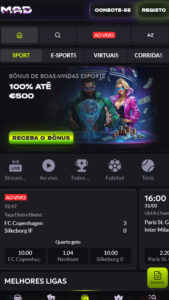 MadCasino Apostas Desportivas