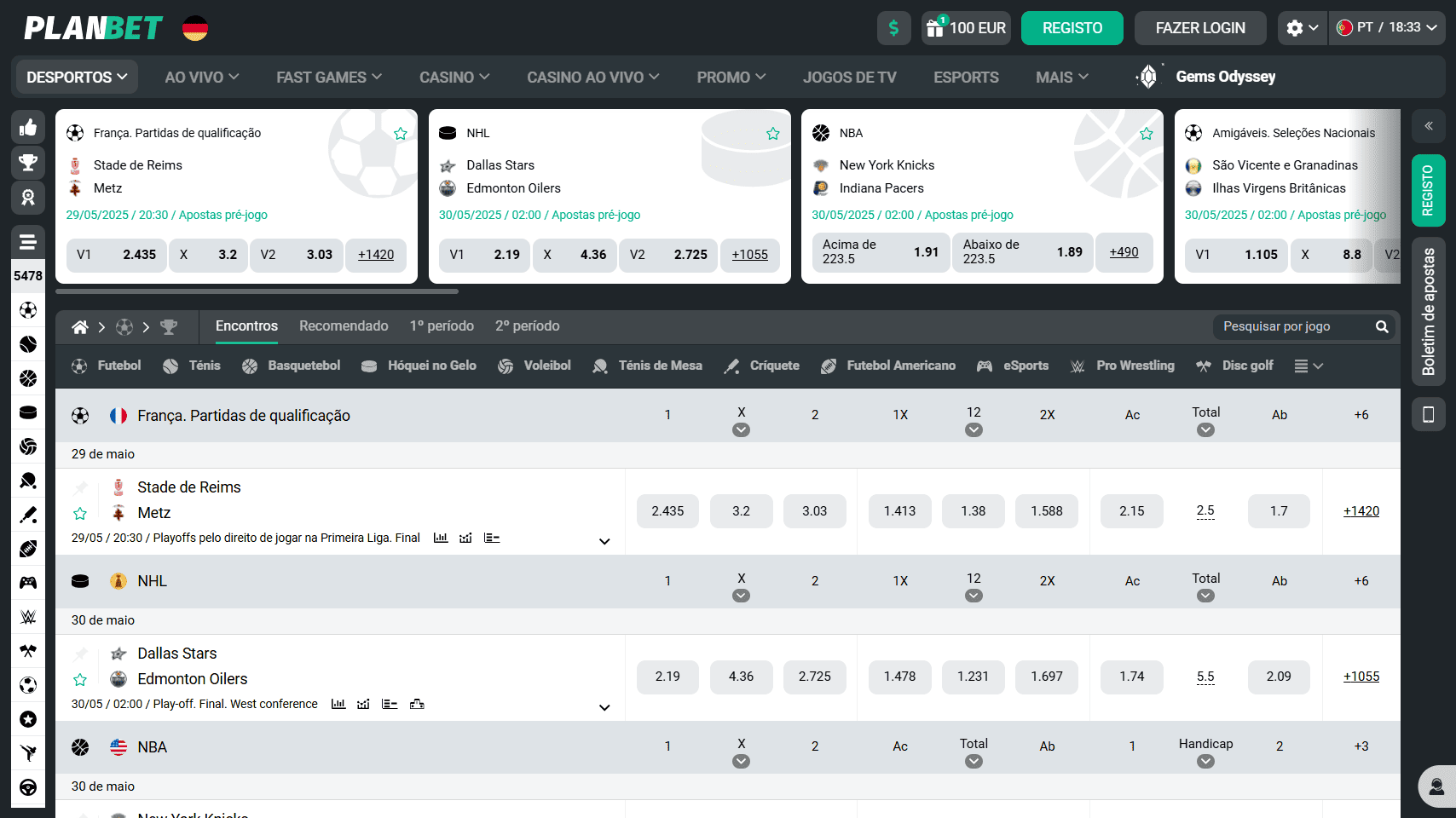 Planbet sport betting