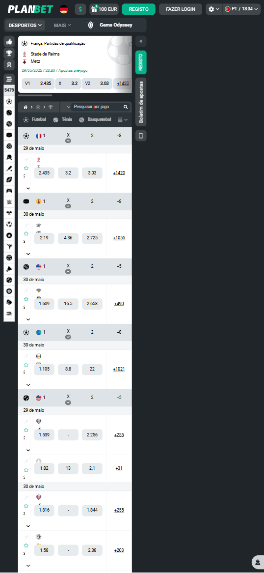 Planbet sport betting