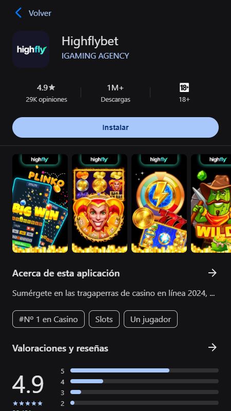 Baixe o aplicativo móvel da HighFly