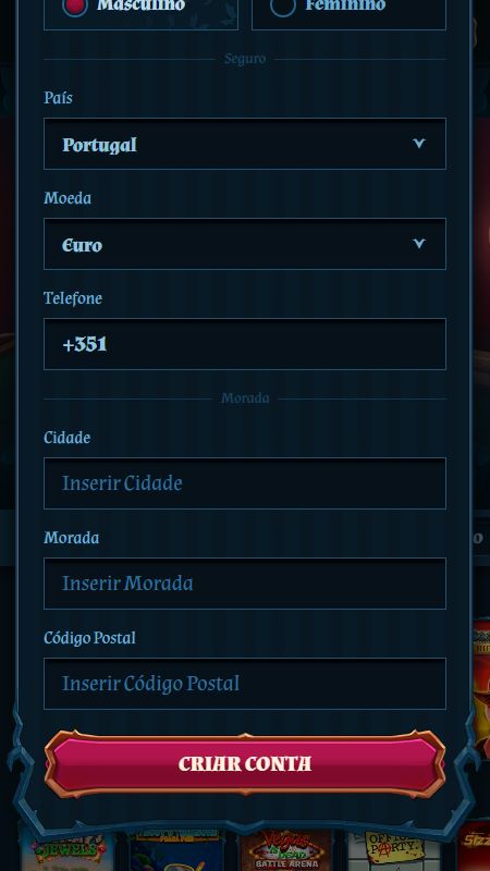 Criando uma conta na FamBet