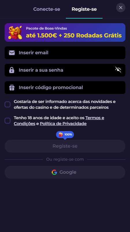 Criando uma conta na HighFly