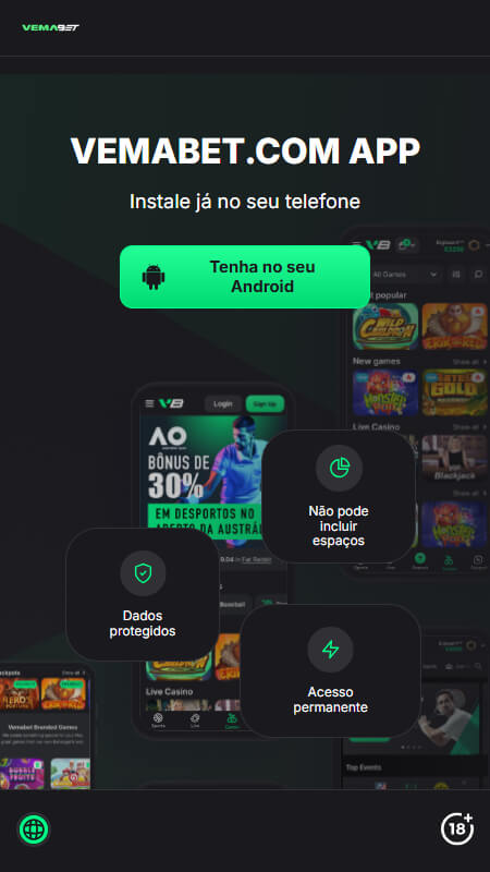 Vemabet mobile application