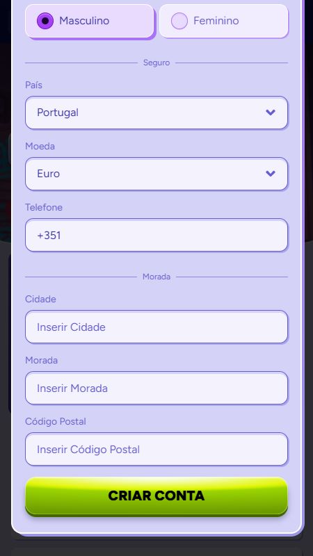 Cadastro na spinbara criar