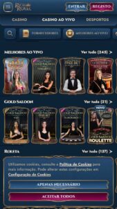 Rich Royal Mobile Live Casino