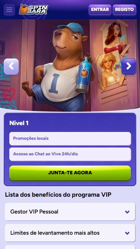 Seção VIP da spinbara