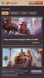 Vicibet Mobile Bonuses