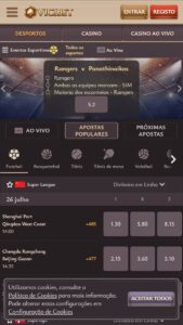 Vicibet Mobile Sports