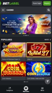 Jogos de casino online em Betlabel