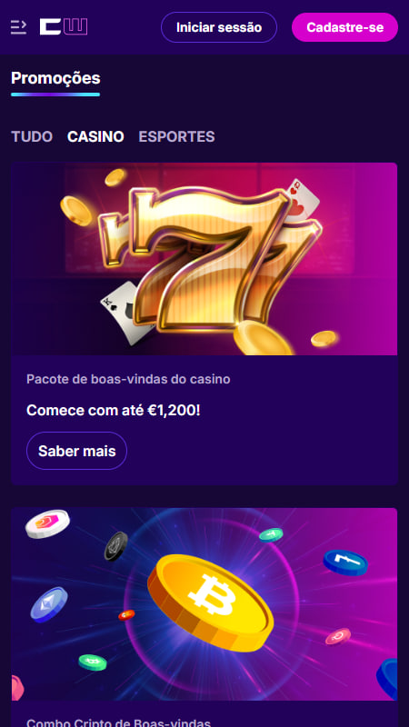 Bónus e promoções CipherWins