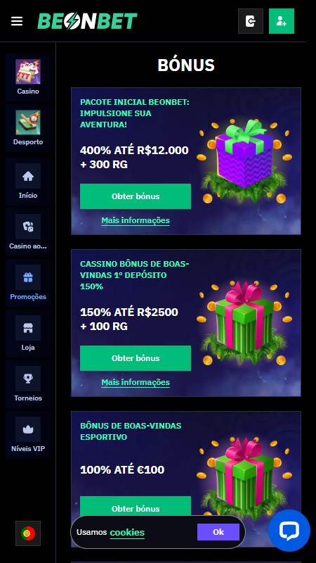 BeonBet bonus