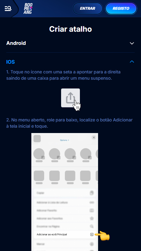 Boomerang aplicativo