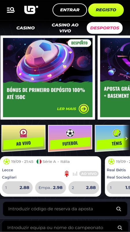 Lunubet apostas UFC em Portugal