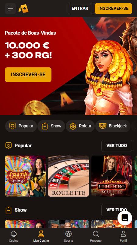 Casino ao Vivo SlotLair Portugal