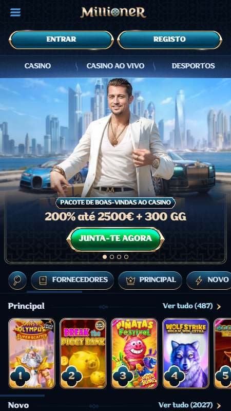 Página Principal Millioner Casino