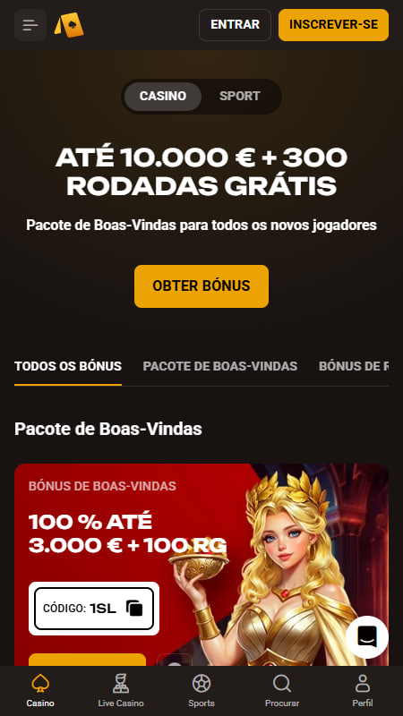 SlotLair Casino Bónus e promoções
