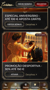 Casina Ofertas e Promoções para Utilizadores Frequentes